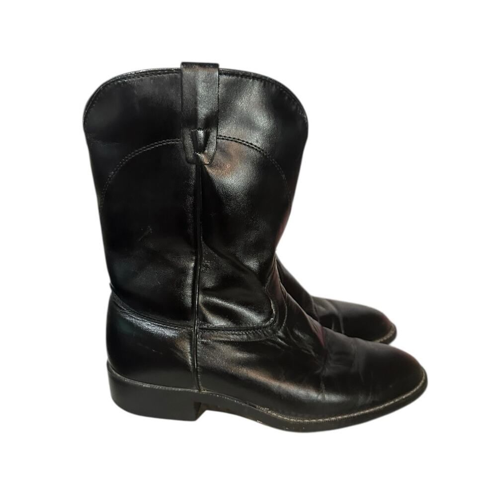 Laredo Saddle Western Roper Boots Size 5 M 2050 Vamp Women’s Used